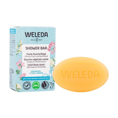 Weleda Shower Bar Geranium + Litsea Cubera 75.0g