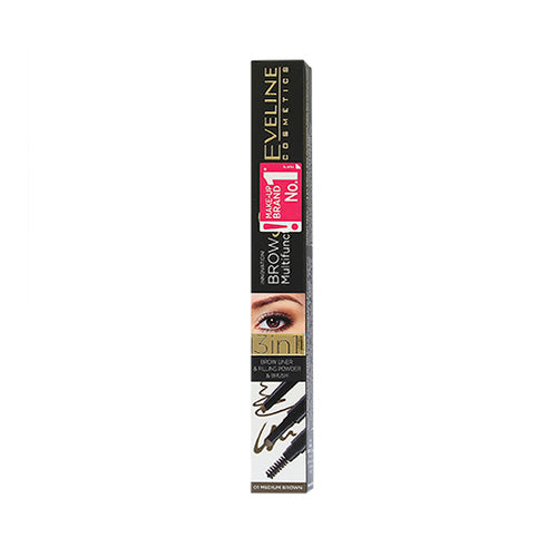 Eveline Cosmetics Brow Styler daugiafunkcinis antakių formuotojas 3 viename 1,2 g