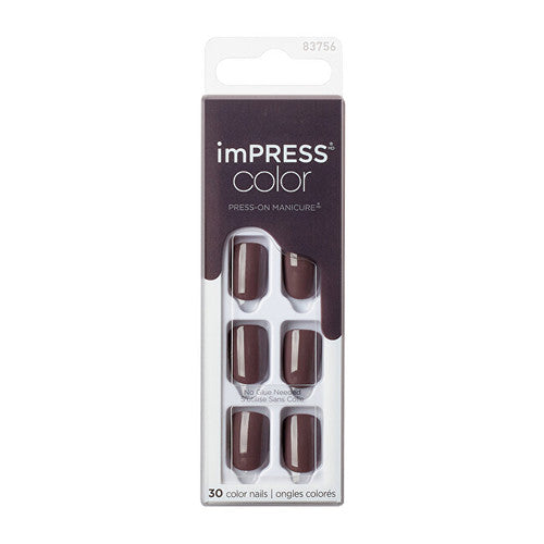 Kiss My Face ImPRESS Color Try Gray Nails ( 30 pcs )