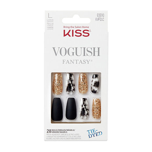 Kiss My Face Voguish Fantasy Nails New York Nails ( 28 pcs )