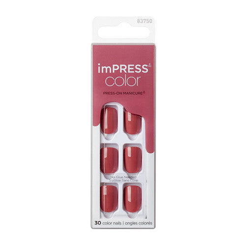 Kiss My Face ImPRESS Color Platonic Pink Nails 30 pcs