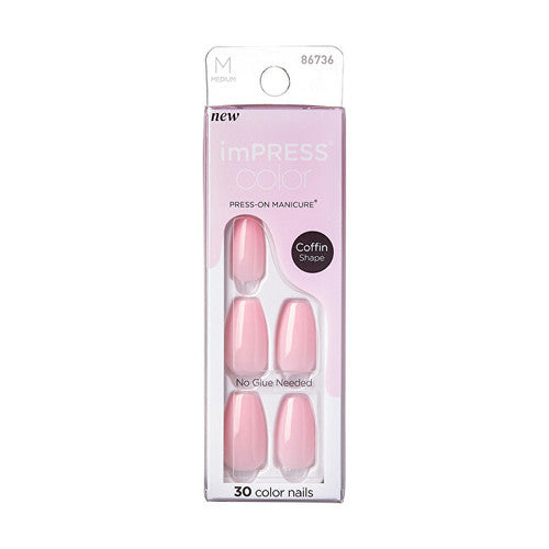 Kiss My Face ImPRESS Color MC Pink Dream Nails 30 pcs