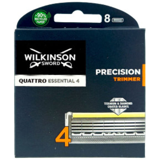 Wilkinson Sword Quattro Titanium Precision ( 8 vnt )