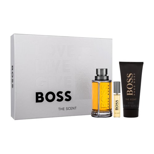  Hugo Boss The Scent Gift set EDT 100 ml, miniature EDT 10 ml and shower gel 100 ml 
