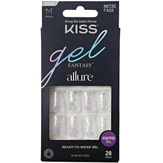 Kiss My Face Gel Fantasy Allure How Dazzling ( 28 pcs )