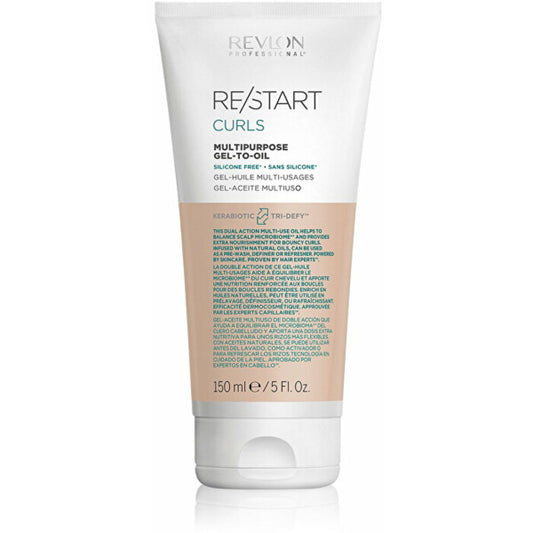 Revlon Professional Restart Curls Multipurpose Gel-to-Oil 150ml
