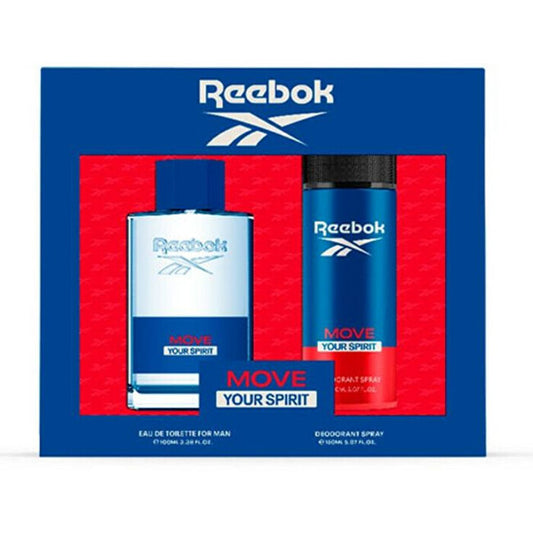 Reebok Move Your Spirit dovanų rinkinys EDT 100 ml ir Dezodorantas 150 ml
