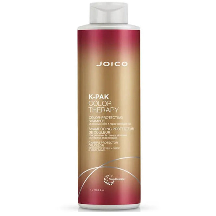 Joico K-PAK Color Therapy spalvą apsaugantis šampūnas (dažytiems ir sruogelėmis sruogelėmis sruogelėmis sruogotiems plaukams)