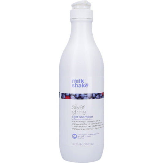 „Milk Shake“ sidabrinio blizgesio šviesus šampūnas (platininės blondinės ir žilų plaukų atspalviui)