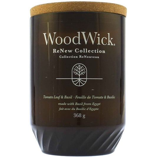 WoodWick ReNew pomidorų lapai ir bazilikas