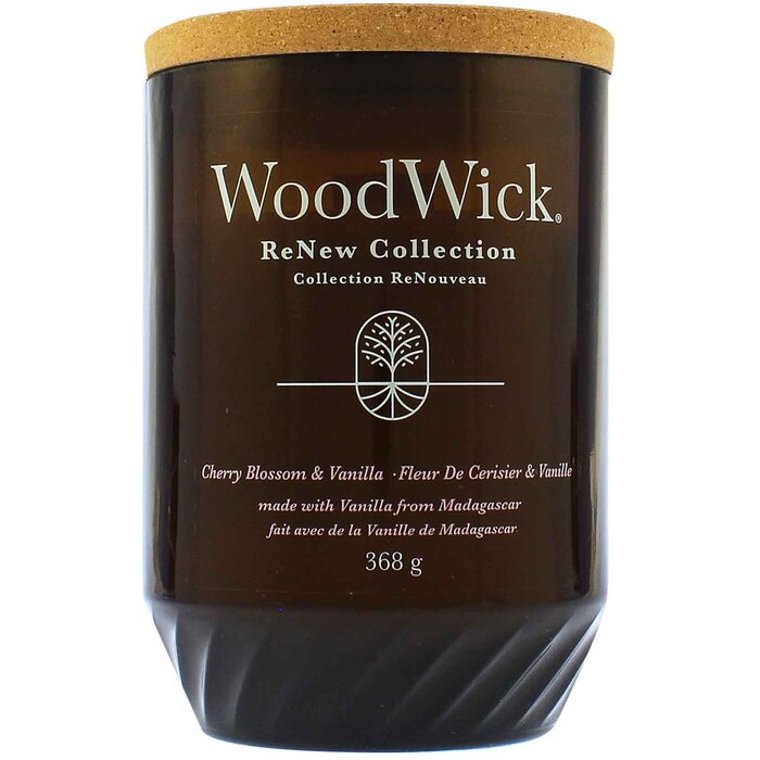 „WoodWick ReNew Cherry Blossom & Vanilla“ (vyšnių žiedų ir vanilės)