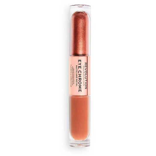 Makeup Revolution Eye Chrome Matte & Metal Liquid Eyeshadow - Liquid Eyeshadow 2.2 g Adora