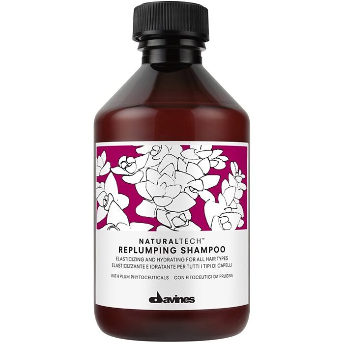 Davines Natural Tech plaukų putlumą atkuriantis šampūnas (sausiems ir lūžinėjantiems plaukams)