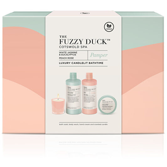 Baylis & Harding The Fuzzy Duck Prabangi vonia žvakių šviesoje (jazminų ir eukaliptų, rožių ir persikų)