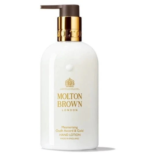 Molton Brown Oudh Accord ir auksinis rankų losjonas