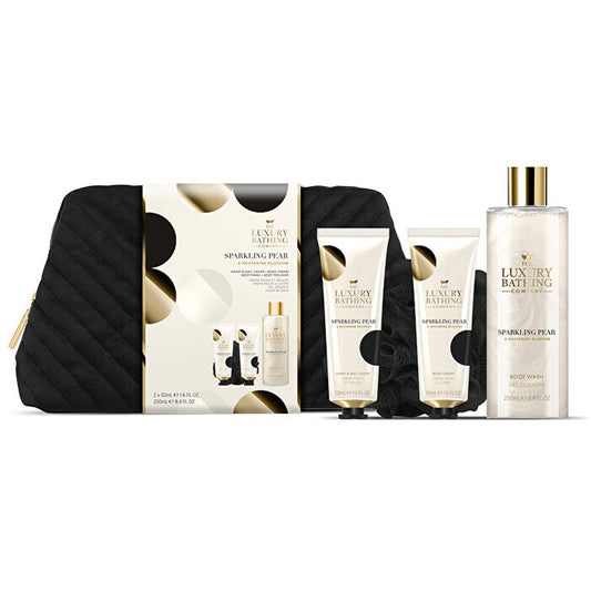 Grace Cole Sparkling Pear Bath Care Set ( Pear & Nectarine Flower )
