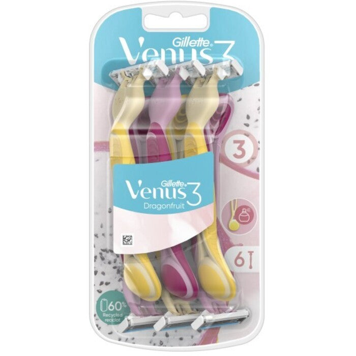 Gillette Venus 3 Dragonfruit 6 vnt