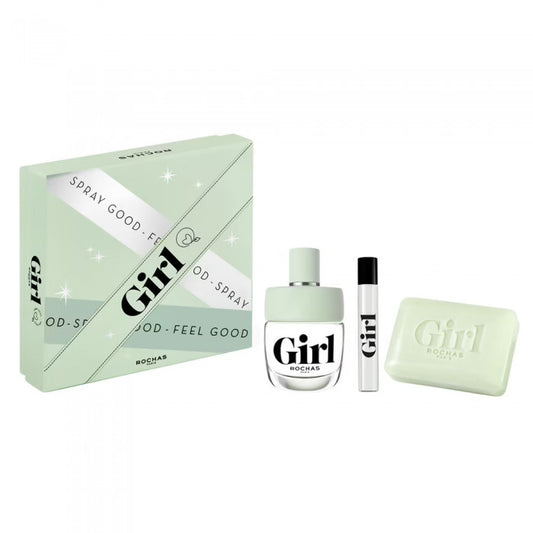  Rochas Girl Gift set EDT 60 ml, miniature EDT 7.5 ml and solid soap 75 g 