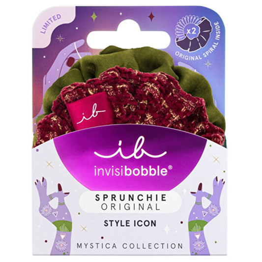 Invisibobble Sprunchie Mystica Merry for Love - Hair tie (2 pcs)