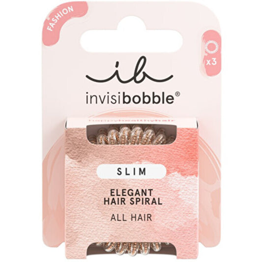 Invisibobble Slim Of Bronze and Beads - Hair Scrunchie (3 pcs)