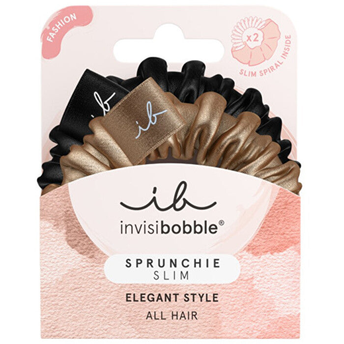 Invisibobble Sprunchie Slim True Golden - Hair ties (2 pcs)