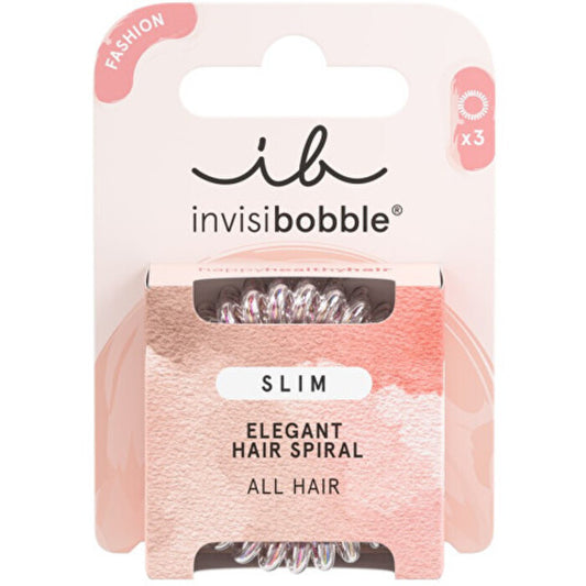 Invisibobble Slim Vanity Fairy - Thin spiral hair tie (3 pcs)