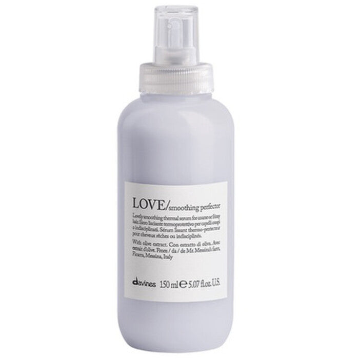 Davines Essential Haircare Love Smoothing Perfector – lengvas serumas su termine apsauga nepaklusniems ir slenkantiems plaukams