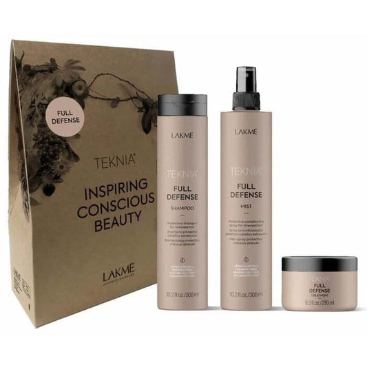 „Lakmé Teknia Full Defense Pack“ – dovanų rinkinys plaukų apsaugai ir blizgesiui