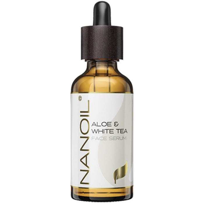 Nanoil Aloe & White Tea Face Serum – veido serumas su alaviju ir balta arbata