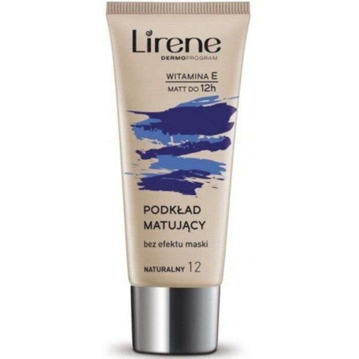 Lirene Nature Matte Fluid Foundation - Matinis skystas makiažas ilgalaikiam poveikiui 30 ml