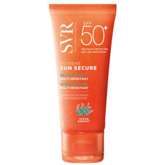 SVR Laboratoire „Sun Secure SPF50+ Extreme Ultra Matt Gel“ – itin matinis apsauginis gelinis balzamas nuo saulės veidui ir kūnui