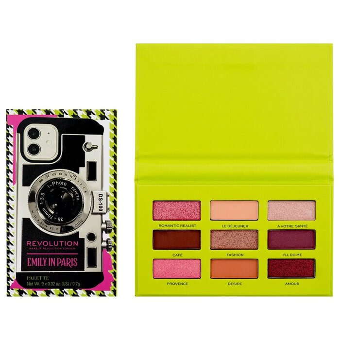 Makeup Revolution Emily In Paris Camera Queen Eyeshadow Palette 6.3 g