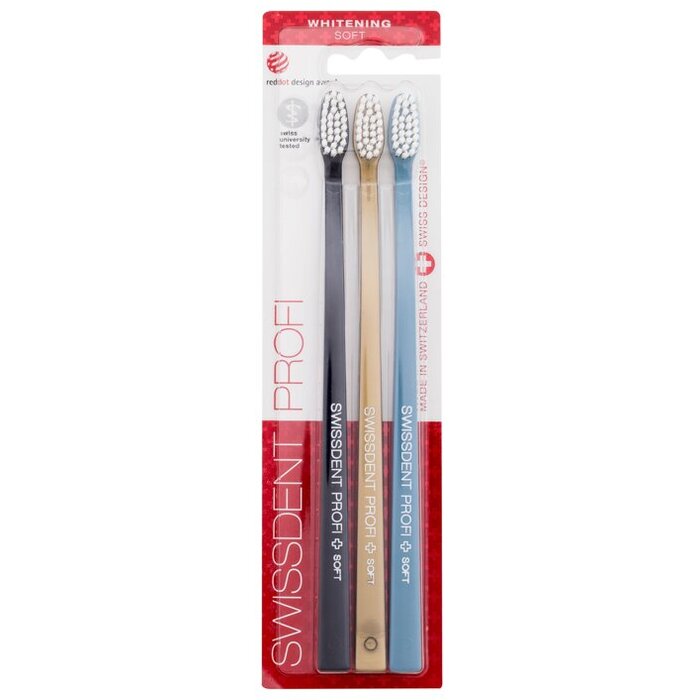 Swissdent Profi Whitening Trio Soft Toothbrush 3.0pcs