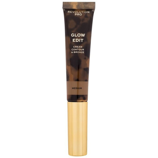 Makeup Revolution „Revolution Pro Glow Edit“ kreminis kontūravimo ir bronzos efektas, 15 ml