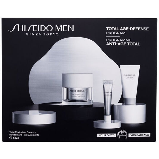 Shiseido MEN Total Revitalizer Cream Total Age-Defense Program - Gift Set 50ml