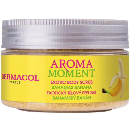 Dermacol Aroma Moment Bahamas Banana Exotic Body Scrub - Sugar scrub with banana scent 200ml