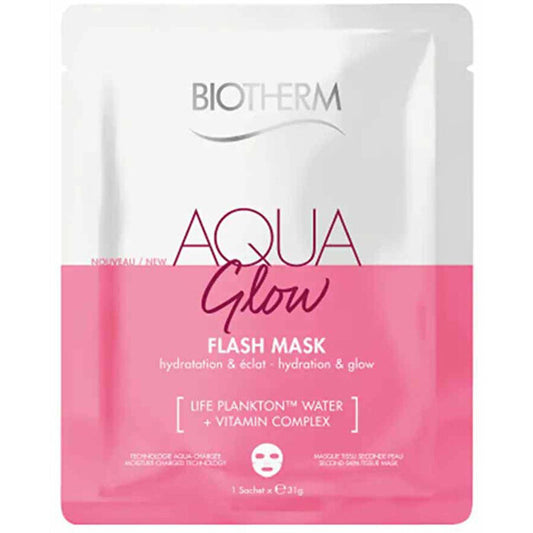 BIOTHERM Aqua Glow Super Mask - drėkinamoji ir skaistinanti veido kaukė