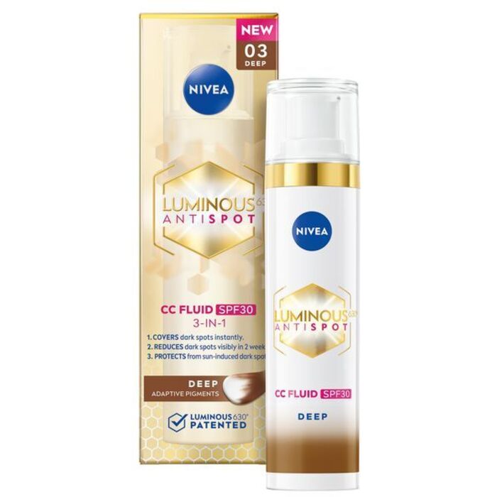 Nivea Cellular Luminous 630 SPF 30 CC kremas 40 ml
