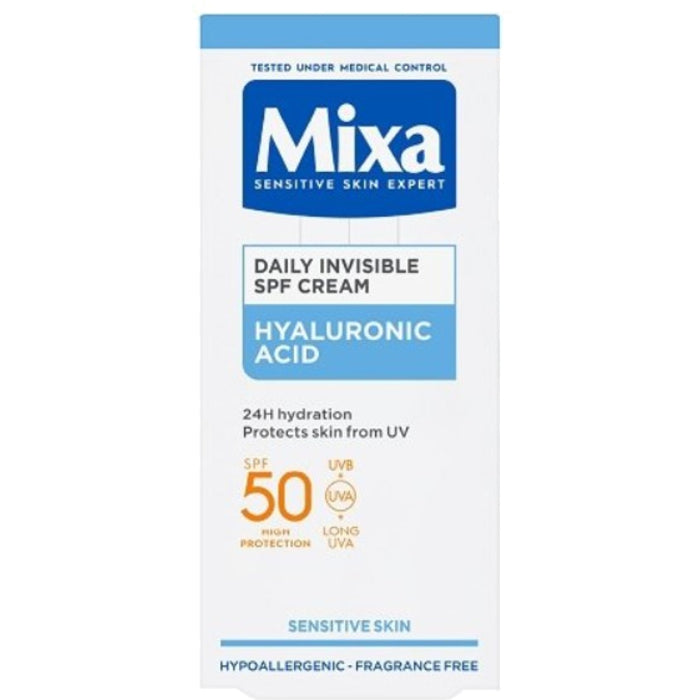 Mixa Daily Invisible SPF Cream SPF 50 50ml
