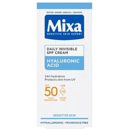 Mixa Daily Invisible SPF Cream SPF 50 50ml