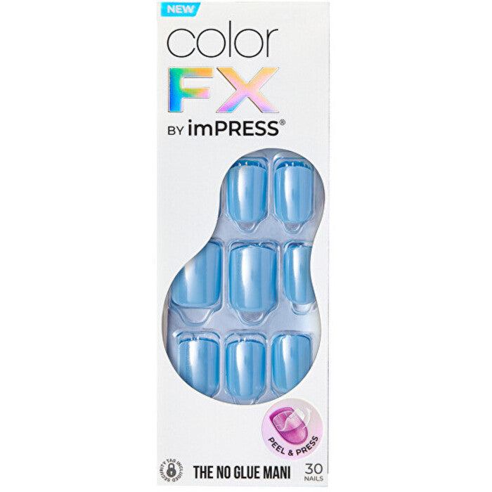 Impress ImPRESS Color FX - Meta - Lipnūs nagai 30 vnt.