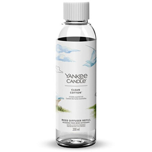 Yankee Candle „Signature Clean“ medvilninių lazdelių difuzoriaus papildymas