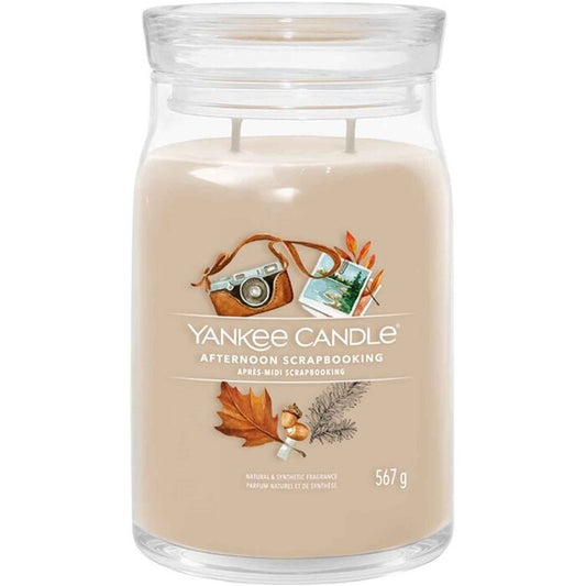 Yankee Candle Popietinė skrebinimo žvakė su užrašu