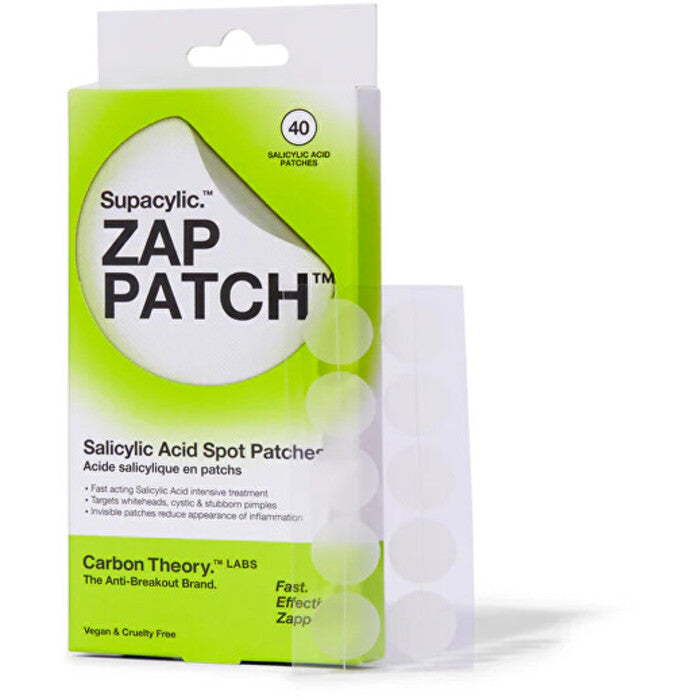 Carbon Theory Supacylic. Zap Patch salicilo rūgšties dėmių pleistrai, 40 vnt.