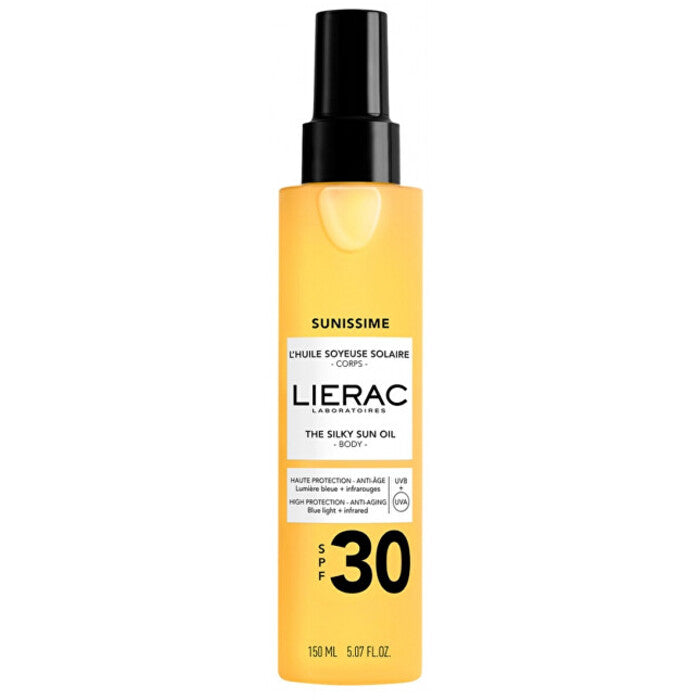 „Lierac Sunissime The Silky Sun Oil SPF 30“ – įdegio aliejus