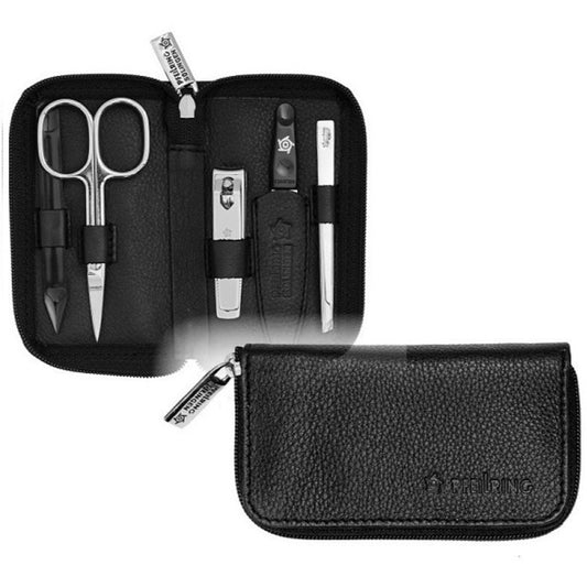 Pfeilring Solingen Manicure set for men 5 pieces black