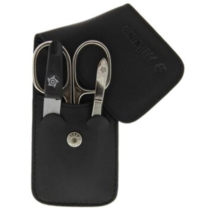 Pfeilring Solingen Manikiūro kelioninis rinkinys 3 vnt. juodos spalvos