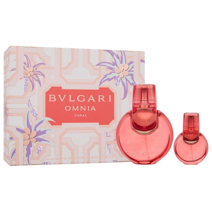 Bvlgari Omnia Coral Gift Set EDT 100 ml and Omnia Coral EDT 15 ml