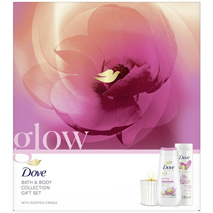 Dove Glow Bath & Body Collection Gift Set