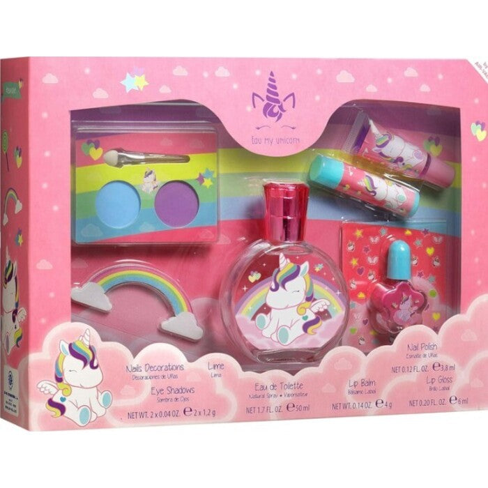 FRAGRANCES FOR CHILDREN Eau My Unicorn dovanų rinkinys EDT 50 ml ir Manikiūro ir Makiažo Rinkinys